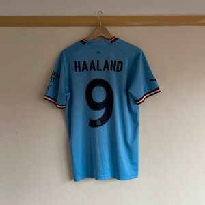 Puma Blue and Black Game Jersey